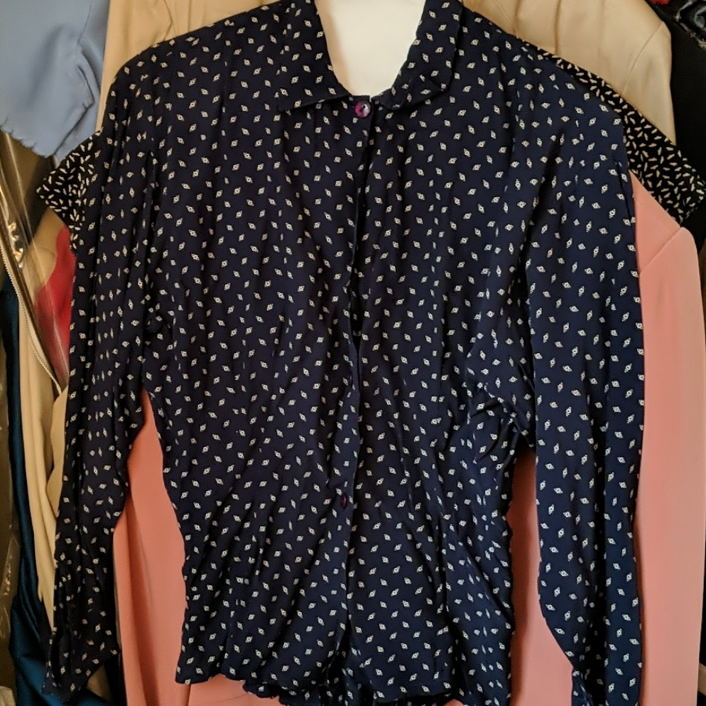 Vintage Paris blouse 1985.